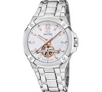 JAGUAR Swiss Made Reloj Automático Hombre de Acero Inoxidable 316l Plateado Reloj Analógico Hombre - Cristal Zafiro de Alta Resistencia - Resistente al Agua 10 ATM J1007/1 Automatico