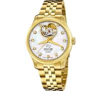 JAGUAR Swiss Made Reloj Automático Mujer de Acero Inoxidable 316L Dorado | Analógico, Cristal Zafiro de Alta Resistencia, Resistente al Agua 5 ATM J996/1, Hipoalergénico, Colección CŒUR