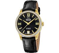 JAGUAR Swiss Made Reloj Automático Mujer de Cuero Negro - Cristal de Zafiro de Alta Resistencia - Resistente al Agua 5 ATM Elegante, Clásico y Vintage - Calendario J999/B