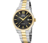 JAGUAR Swiss Made Reloj Hombre Analógico de Acero Inoxidable 316l Multicolor - Movimiento de Cuarzo - Calendario - Cristal Zafiro de Alta Resistencia - Resistente al Agua 5 ATM J1043/4 Essentia