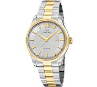 JAGUAR Swiss Made Reloj Hombre Analógico de Acero Inoxidable 316l Multicolor - Movimiento de Cuarzo - Calendario - Cristal Zafiro de Alta Resistencia - Resistente al Agua 5 ATM J1043/1 Essentia