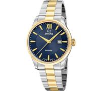 JAGUAR Swiss Made Reloj Hombre Analógico de Acero Inoxidable 316l Multicolor - Movimiento de Cuarzo - Calendario - Cristal Zafiro de Alta Resistencia - Resistente al Agua 5 ATM J1043/2 Essentia