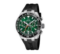 JAGUAR Swiss Made Reloj Hombre Analógico de Caucho Negro - Movimiento de Cuarzo - Cronógrafo - Calendario - Cristal Zafiro de Alta Resistencia - Resistente al Agua 10 ATM J1021/2 Ceramic