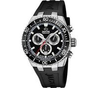 JAGUAR Swiss Made Reloj Hombre Cronógrafo de Caucho Negro