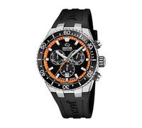 JAGUAR Swiss Made Reloj Hombre Cronógrafo de Caucho Negro | Reloj Cuarzo, Calendario, Cristal Zafiro de Alta Resistencia, Resistente al Agua 10 ATM, J1021/4, Ceramic