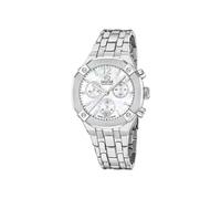 JAGUAR Swiss Made Reloj Mujer Cronógrafo de Acero Inoxidable 316L | Reloj Cuarzo, Calendario, Cristal Zafiro de Alta Resistencia, Resistente al Agua 10 ATM, J1053/1, Diplomatic