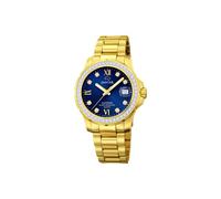 JAGUAR Reloj Mujer Analógico de Acero Inoxidable 316l Dorado - Movimiento de Cuarzo - Cristal de Zafiro de Alta Resistencia - Resistente al Agua 20 ATM - Calendario J895/3 - Executive