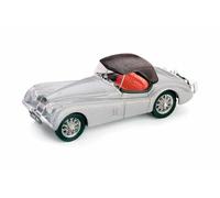 Jaguar XK120 Drop Head 1948 Plata 1:43 Modelo R102-05 BRUMM