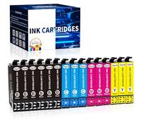 Jagute 15 Paquetes Cartucho de Tinta Compatible con 604XL Multipack para Expression Home XP-2200 XP-2205 XP-3200 XP-3205 XP-4200 XP-4205 Workforce WF-2910 WF-2930 WF-2935 WF-2950