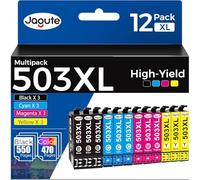 Jagute 503XL Cartuchos de Tinta de Repuesto | Cartuchos de Tinta 503 XL Multipack Compatible para Epson Expression Home XP-5200 XP-5205 Workforce WF-2960DWF WF-2965DWF