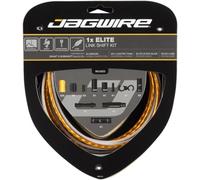 Jagwire 1x Elite Link Shift Kit Vainas y Cables del desviador, Unisex Adulto, Dorado, Talla única