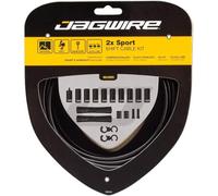 Jagwire Set de cables de cambios Hyper Teflon Universal (SH/SR) 2X Sport Negro