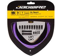 Jagwire 2X Sport Shift - Juego de Fundas y Cables de Cambio para Adulto, Unisex, Malva, Talla única