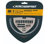 Jagwire 2X Sport Shift - Kit de Fundas y Cables de Cambio para Adultos, Unisex, Plata, Talla única