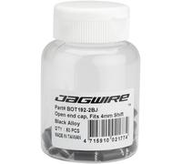 Jagwire End Caps Open - 4mm Shift - Black - Alloy (50pcs) - WS - Transmisión par