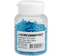 Jagwire Cable Tips - Brake or Shift - Blue (500pcs) - WS - Latiguillo de Freno para Bicicletas, Color Azul