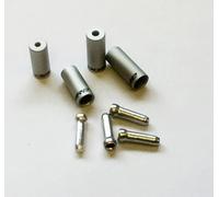 Jagwire Embouts Gaine Puntas de Cable/Funda, Unisex Adulto, Plata, Talla única