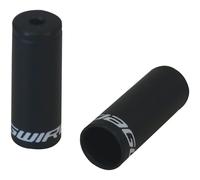 Jagwire End Caps Open - 4mm Shift - Black - Alloy (50pcs) - WS - Transmisión par
