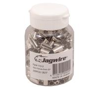 Jagwire End Caps Open - 5mm Brake - Chrome - Brass (200pcs) - WS - Latiguillo de Freno para Bicicletas, Color Chrome, Talla 5mm