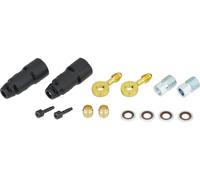 Jagwire Kit de conexión Mountain Pro Quick-Fit Adaptador para línea de frenos MT