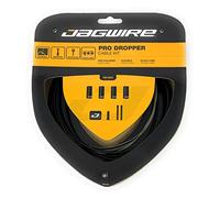 Jagwire Pro Dropper - Kit de Cable para tija de sillín con Exterior de 3 mm e Interior de Acero Inoxidable, Color Negro, TU