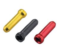 Jagwire - Puntas para Cable y Funda para Adulto, Unisex, Color Dorado, Negro y Rojo, Talla única