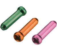 Jagwire - Puntas para Cable y Funda para Adulto, Unisex, Color Verde y Naranja