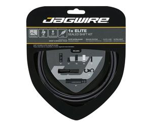 Jagwire Set de cables de cambio 1X Elite Sealed rojo one_size