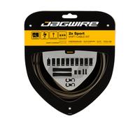 Jagwire 2X Sport Shift - Kit de Fundas y Cables de Cambio para Adultos, Unisex, Plata, Talla única