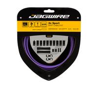 Jagwire Set de cables de cambios 2X Sport lila one_size