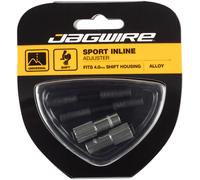 Jagwire Sport 4Mm Mini Inline Ajustadores De Tensión De Cable Par Titanio