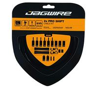 Jagwire - Universal 2X Pro Shift Kit |for Road, MTN, and Gravel Bike | SRAM and Shimano Shifter Compatible, Polished Stainless Cables, 10 Color Options