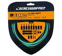 Jagwire - Universal 2X Pro Shift Kit |for Road, MTN, and Gravel Bike | SRAM and Shimano Shifter Compatible, Polished Stainless Cables, 10 Color Options