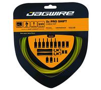 Jagwire - Universal 2X Pro Shift Kit |for Road, MTN, and Gravel Bike | SRAM and Shimano Shifter Compatible, Polished Stainless Cables, 10 Color Options