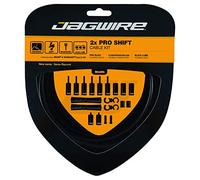 Jagwire - Universal 2X Pro Shift Kit |for Road, MTN, and Gravel Bike | SRAM and Shimano Shifter Compatible, Polished Stainless Cables, 10 Color Options