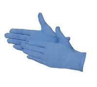 Jah 3101-bl - Guantes de algodón (12 pares, peso medio, talla 11), color azul