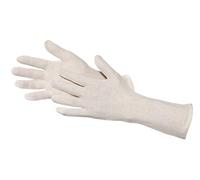 Jah 7061-30 - Guantes de algodón (12 pares, 30 cm, talla 10), color natural