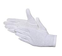 Jah Guante de algodón unisex Mininoppen Ligero, Blanco, 8 EU
