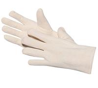 JAH Guante de jersey de algodón doble capa en color natural | Reforzado y resistente al frío para cámaras frigoríficas invierno y transporte