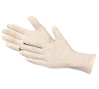 JAH guantes estándar de jersey de algodón - agradables para la piel y transpirables para logística, montaje y almacén