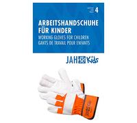 Jah Kids de 01 Niño guantes, Naranja, tamaño 4, 20 unidades)