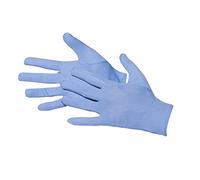 Jah NY de 01 de BL Nylon Guante de Seguridad, elástico, nivel intermedio, color azul, tamaño 8, 24 unidades