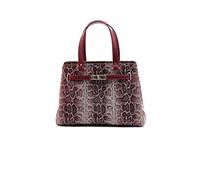 JAH - Snakeskin Patterned, Carteras de mano con asa Mujer, Rojo (Wein), 11.4x25.4x29.2 cm (B x H T)
