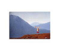 JAHER Every Day by Rene Magritte - Póster artístico de pared para sala de estar, 40 x 60 cm