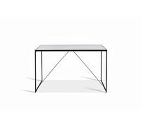 Jahnke Glam Desk SW/MARMOR WS Escritorio, Madera Hierro, Negro, Talla única