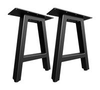 Jahof Patas para Mesa en Forma A, Juego de 2 Pies para Mueble Industriales, Patas de Metal para Mesa de Centro, Banco, Sofá (W30 x H40 cm)