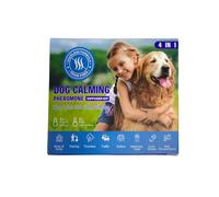 JahyShow Kit difusor de feromonas calmante para perros, 2 difusores + 4 recambios, suministro para 120 días, cubre 700 pies cuadrados, enchufe sin olor para aliviar la ansiedad del perro, estrés por