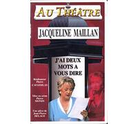 J'ai deux mots a vous dire [Francia] [VHS]