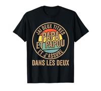 Jai Deux titres Papa et Papou et j'assure Abuelo Camiseta