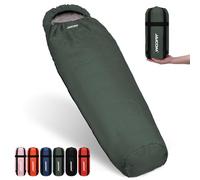 JAICOM Saco de dormir ultraligero para 3, 4 estaciones, saco de dormir [800 g/1600 g], tamaño pequeño y adulto - Exterior, camping, trekking, interior
